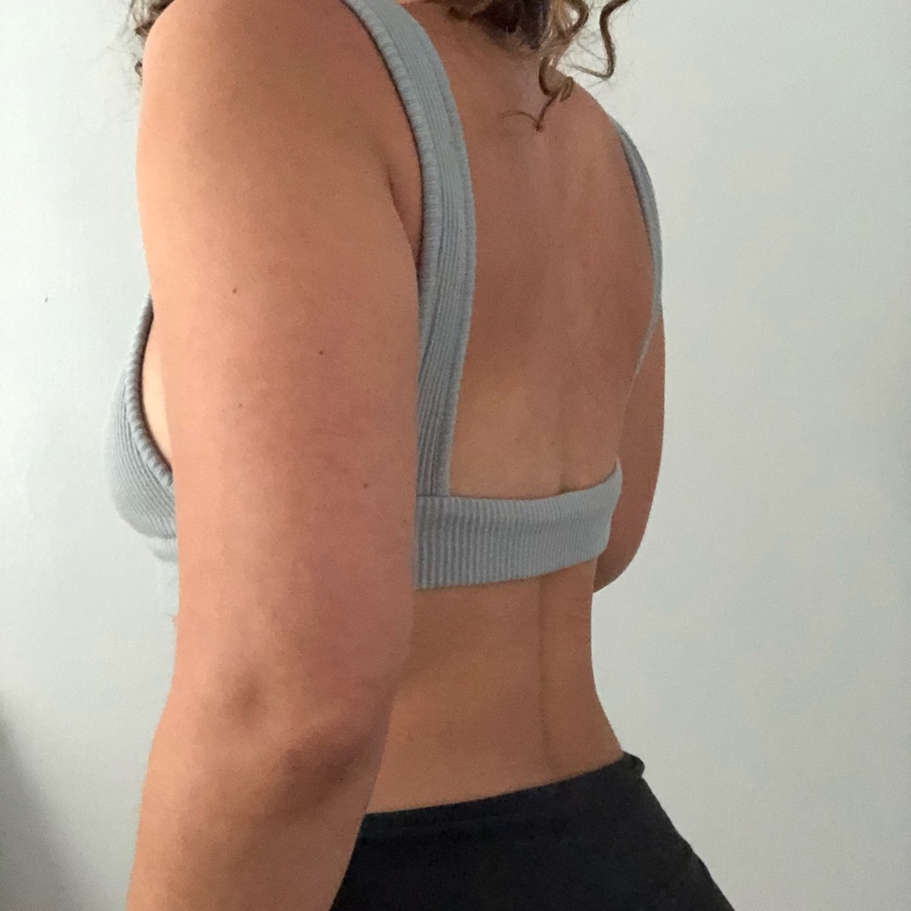Sky blue Sports Bra top